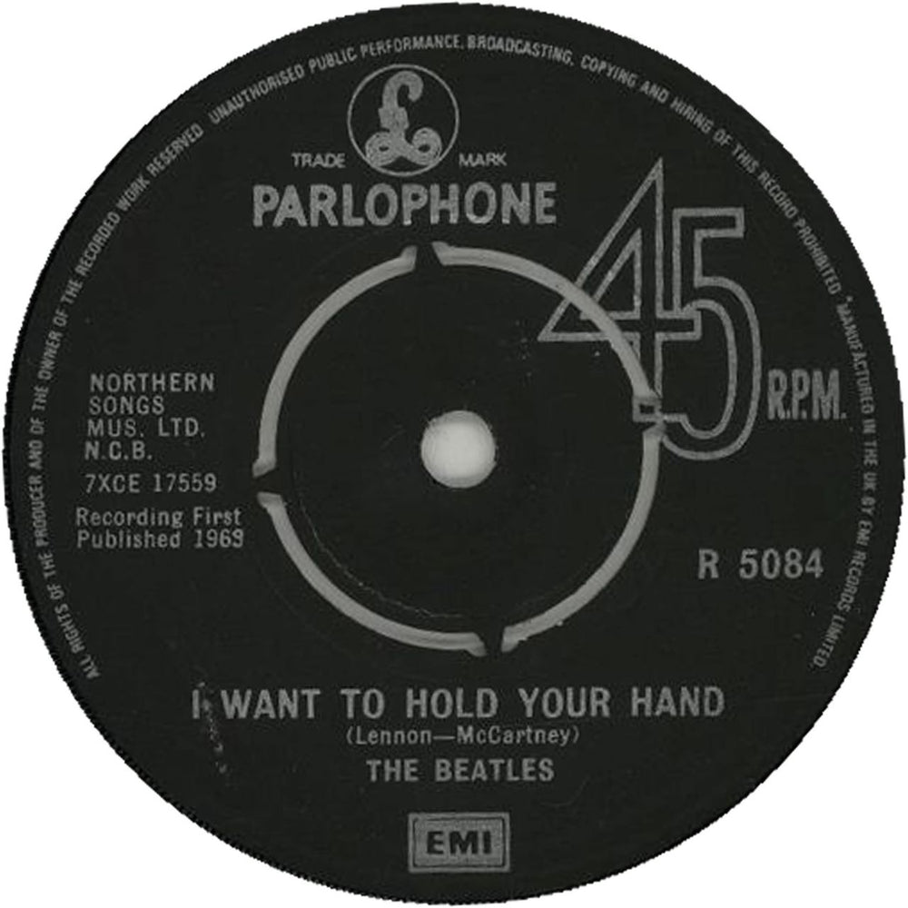 The Beatles I Want To Hold Your Hand - 20th UK 7" vinyl single (7 inch record / 45) BTL07IW131661