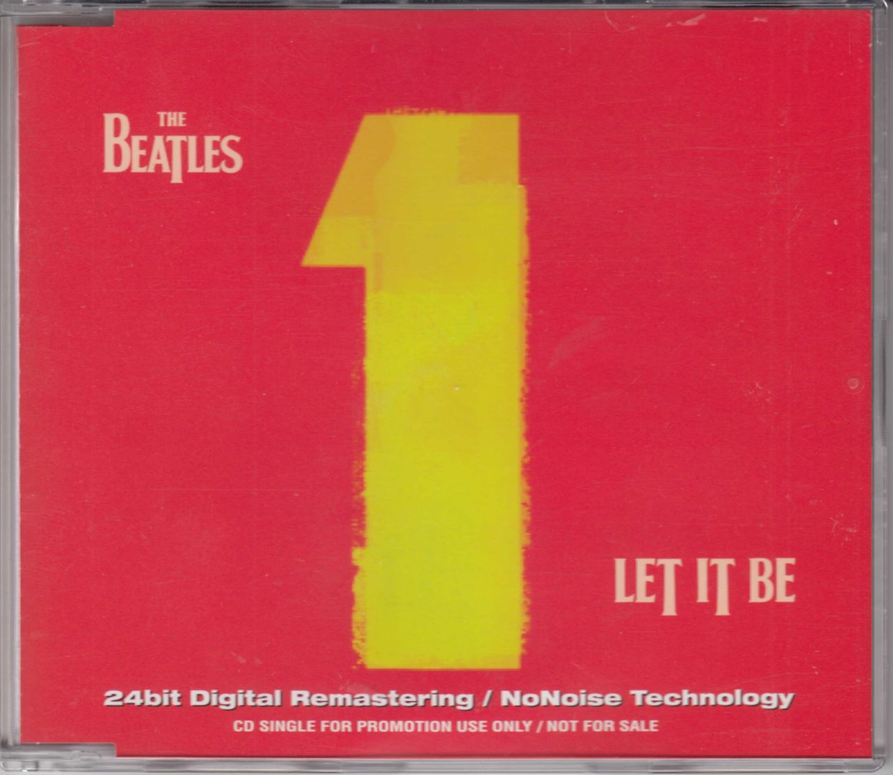 The Beatles Let It Be - Remastered Japanese Promo CD single