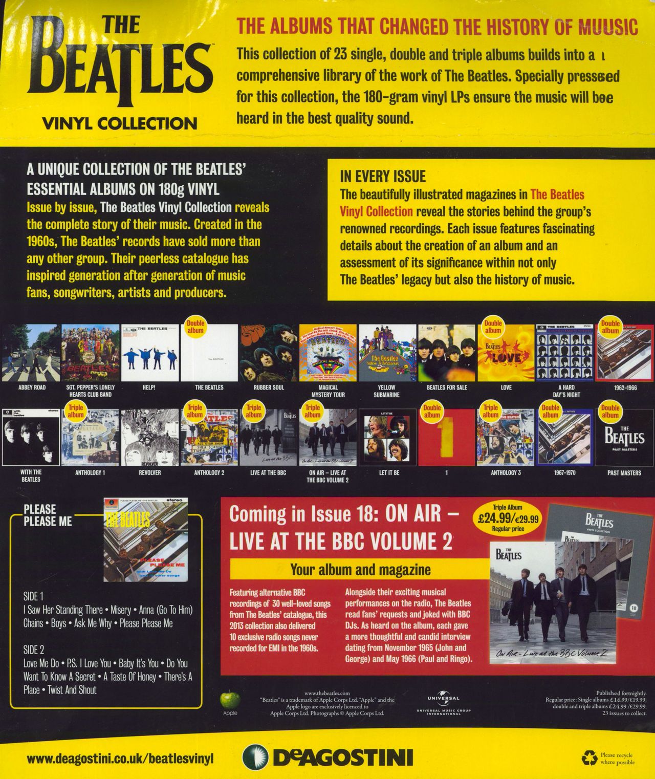 The Beatles Please Please Me - 180gram Vinyl - 2017 - sealed +