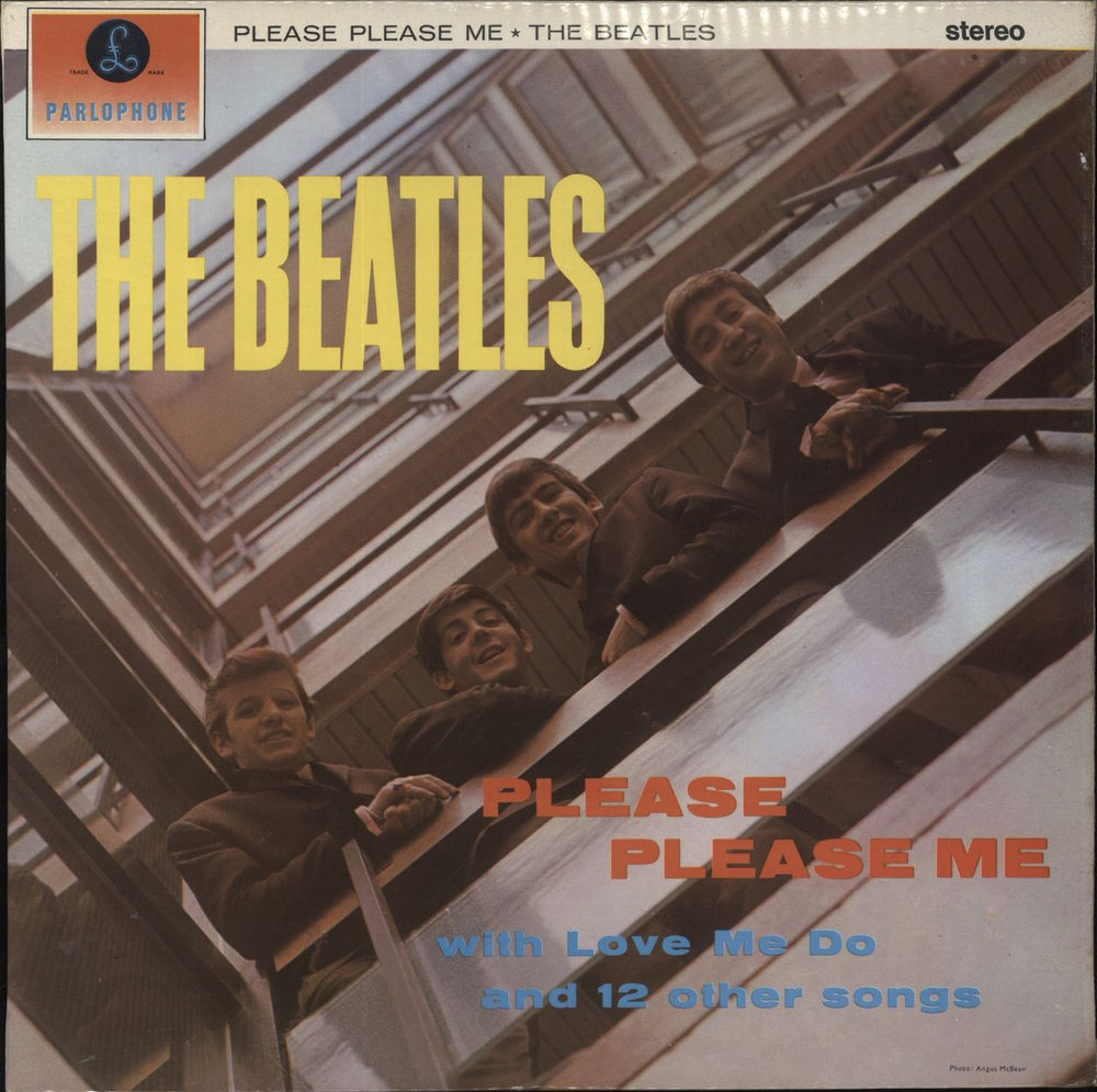 The Beatles Please Please Me - 7th UK vinyl LP album (LP record) PCS3042