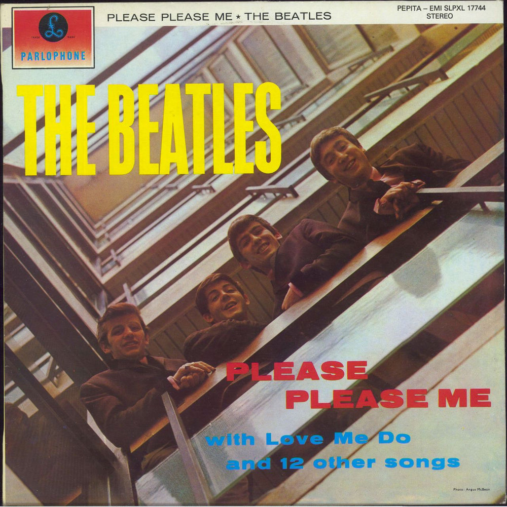 The Beatles Please Please Me Hungarian vinyl LP album (LP record) SLPXL-71144