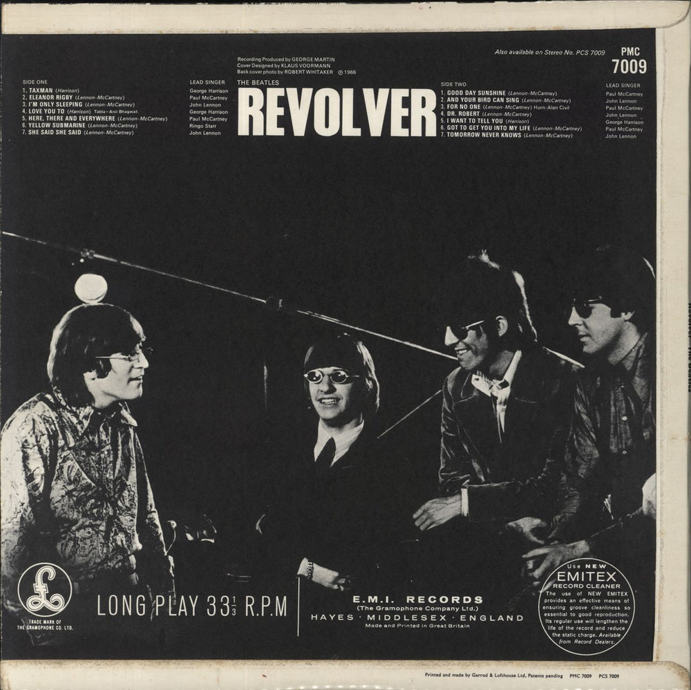 The Beatles Revolver - 3rd - VG UK vinyl LP album (LP record)