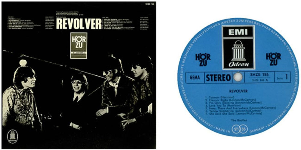 The Beatles Revolver German vinyl LP album (LP record) BTLLPRE281122