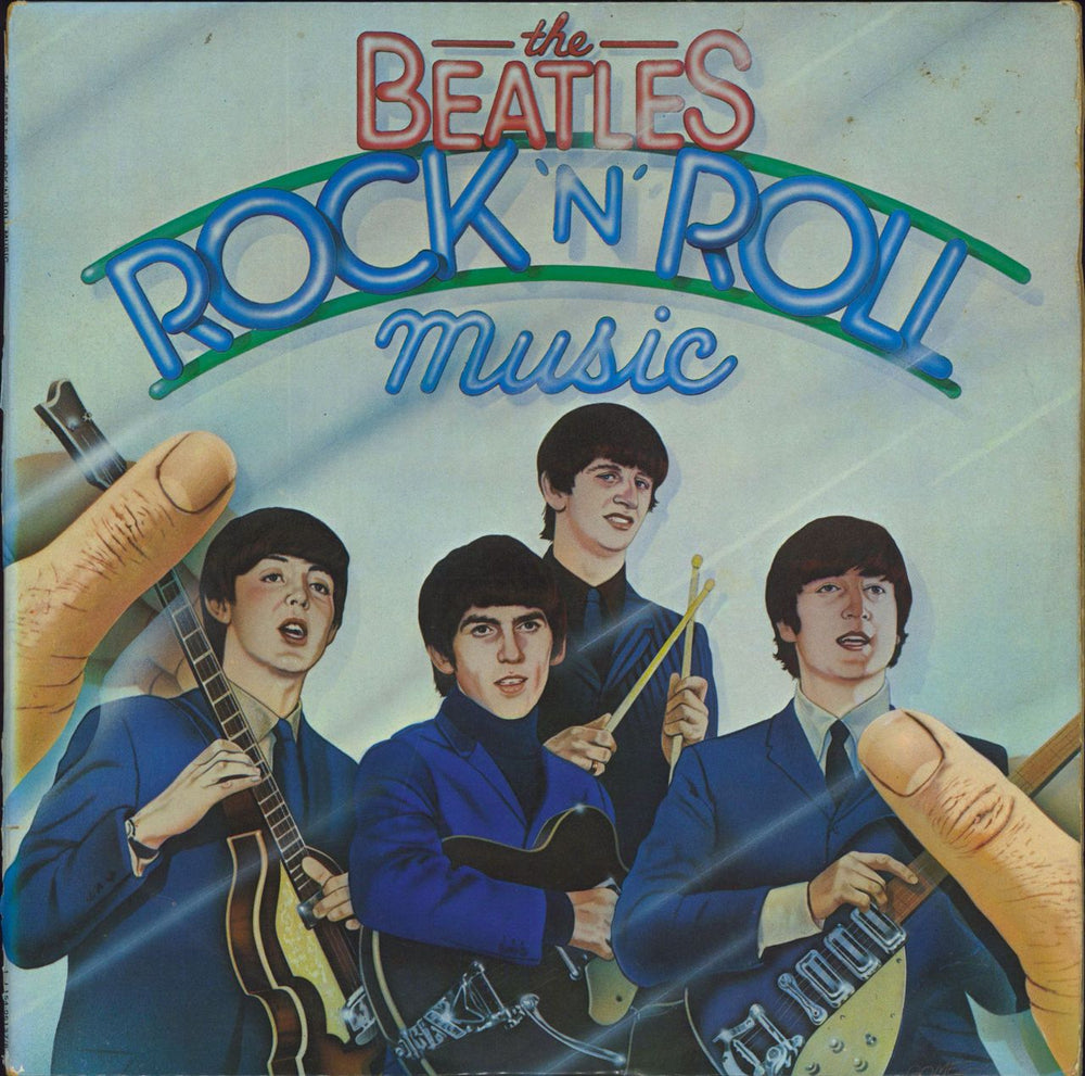 The Beatles Rock 'N' Roll Music Spanish 2-LP vinyl record set (Double LP Album) 1J15406.137/8