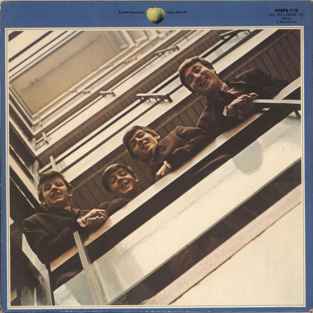 The Beatles The Beatles / 1967-1970 - Blue Vinyl - VG - stickered UK 2-LP vinyl record set (Double LP Album) BTL2LTH736022