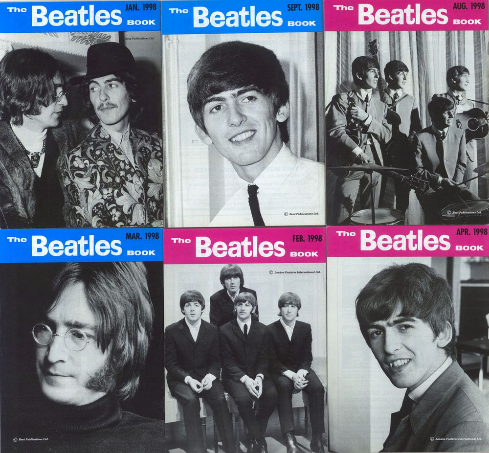 The Beatles The Beatles Book - 1998 - 12 Issues UK magazine BTLMATH793982