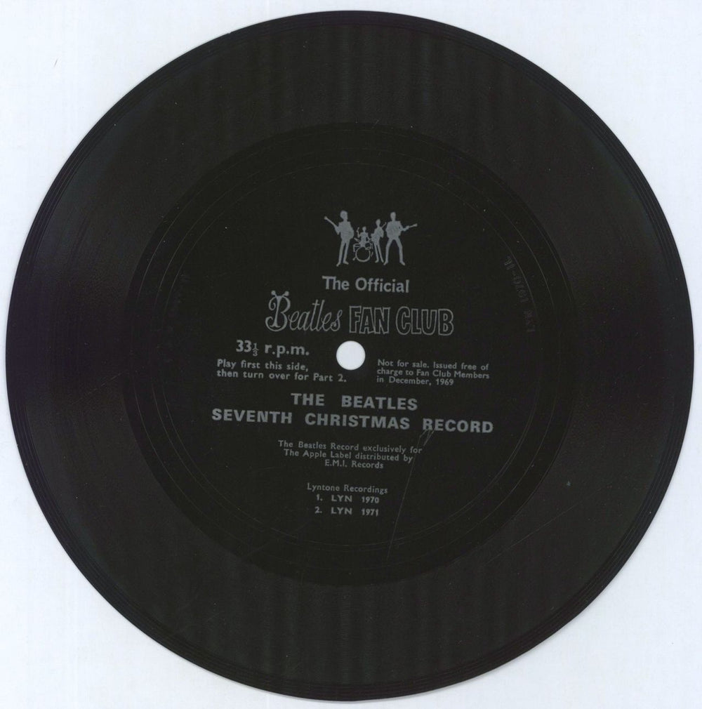 The Beatles The Beatles Seventh Christmas Record + mailer UK 7" vinyl single (7 inch record / 45) BTL07TH297605