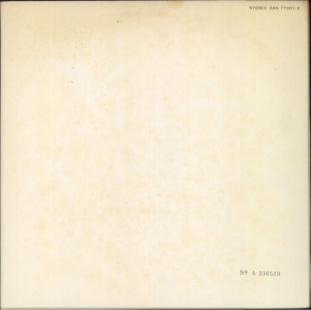 The Beatles The Beatles [White Album] + Poster Japanese 2-LP vinyl record set (Double LP Album) EAS-77001.2