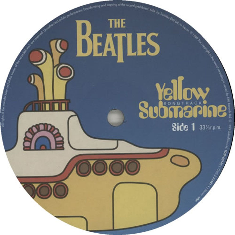 The Beatles Yellow Submarine Songtrack Japanese vinyl LP album (LP record) BTLLPYE316321