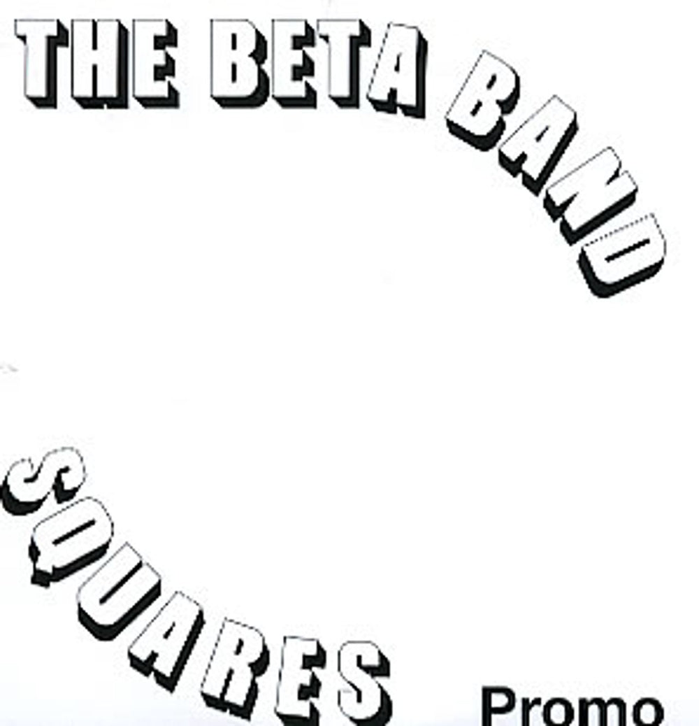 The Beta Band Squares UK Promo CD single (CD5 / 5") REG58CDDJ