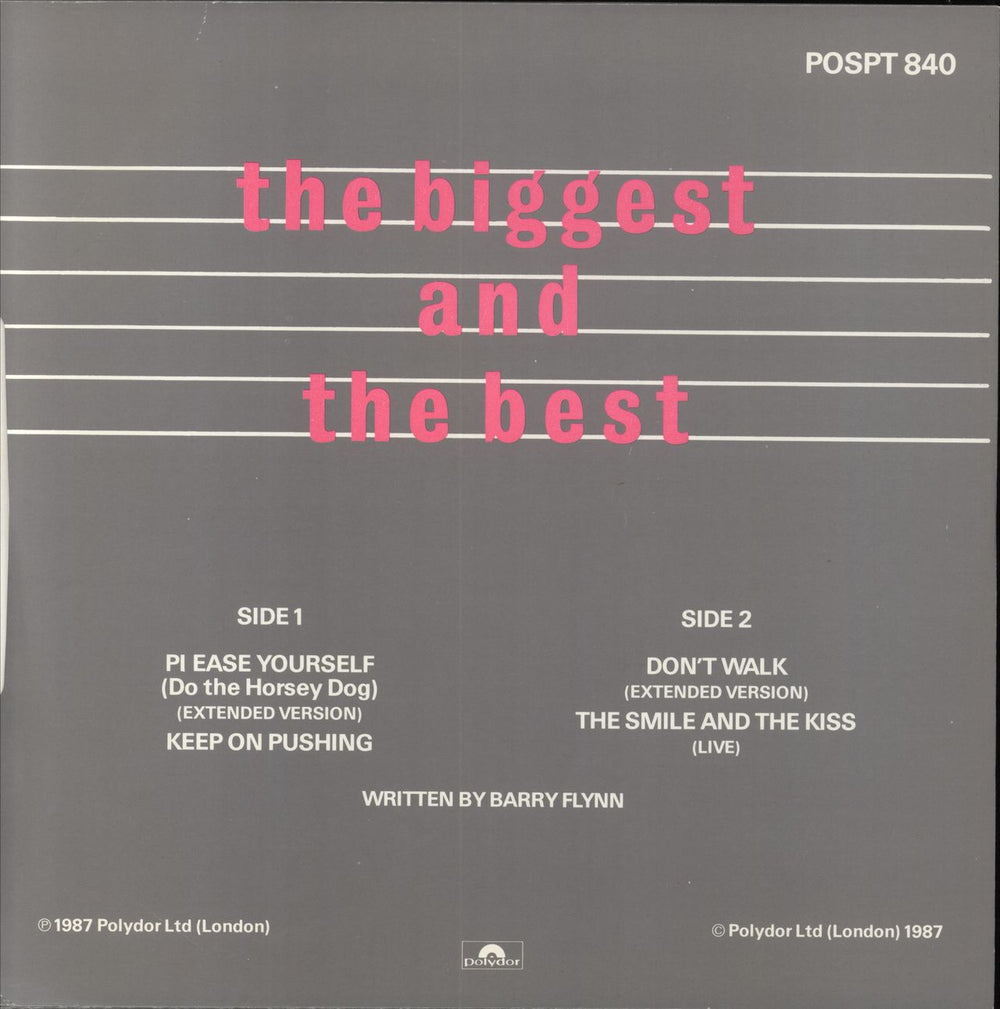 The Big Supreme Please Yourself UK 10" vinyl single (10 inch record)