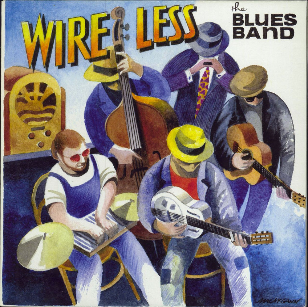 The Blues Band Wire Less UK vinyl LP album (LP record) COBLP1