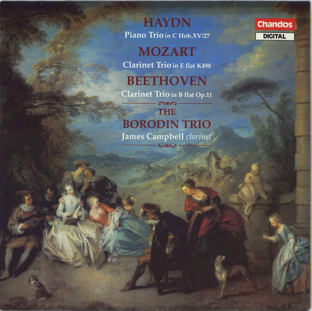 The Borodin Trio Haydn: Piano Trio in C / Mozart: Clarinet Trio in E Flat / Beethoven: Clarinet Trio in B Flat UK vinyl LP album (LP record) ABRD1341