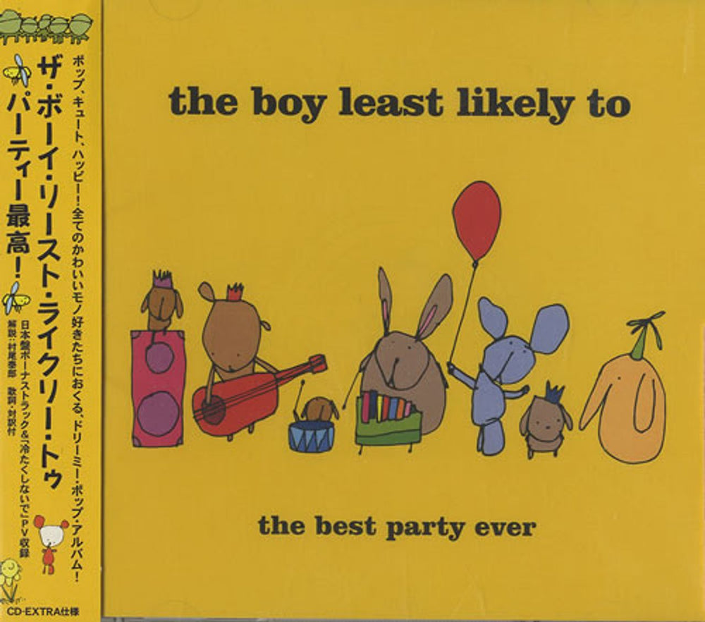 The Boy Least Likely To The Best Party Ever Japanese Promo CD album (CDLP) PCCY-80029