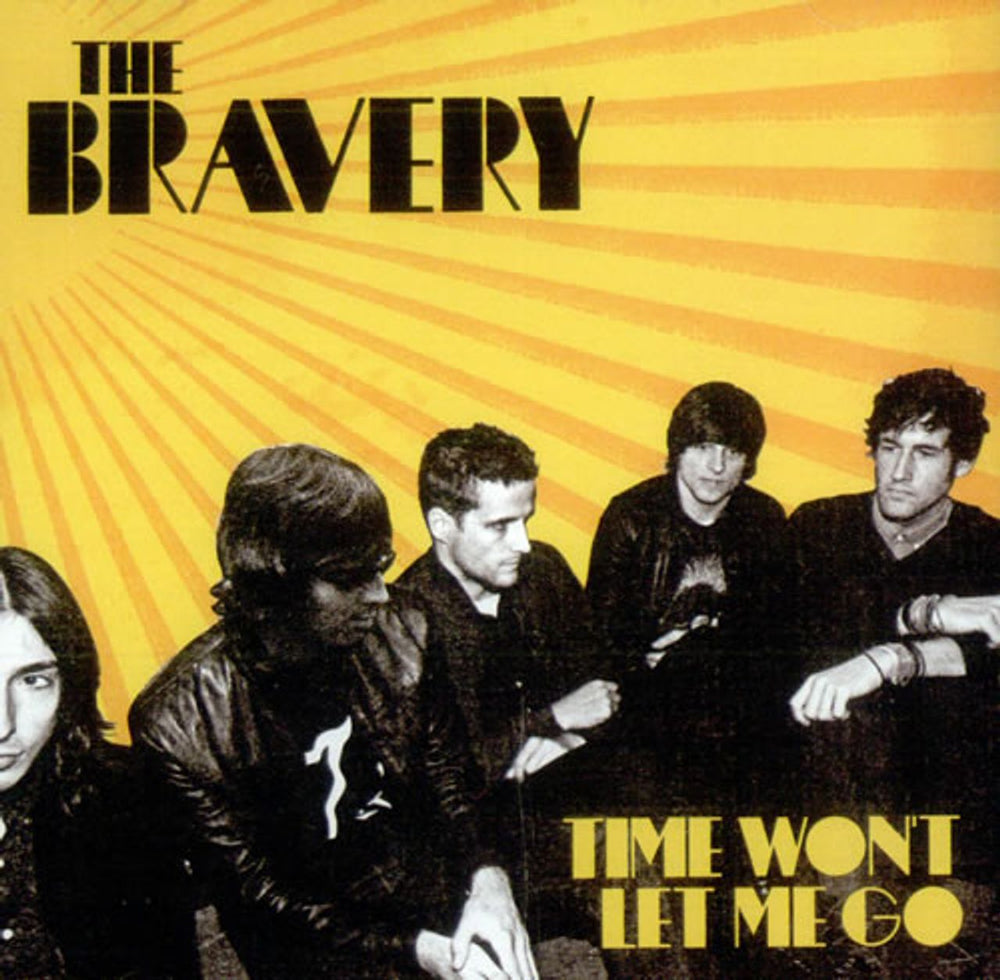 The Bravery Time Wont Let Me Go US Promo CD single (CD5 / 5") ISLR16725-2