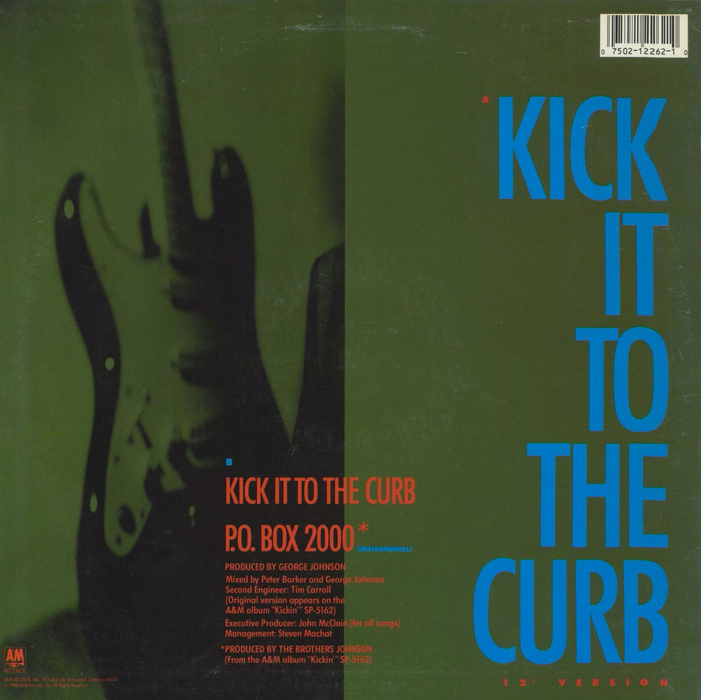 The Brothers Johnson Kick It To The Curb US 12" vinyl single (12 inch record / Maxi-single) 075021226210