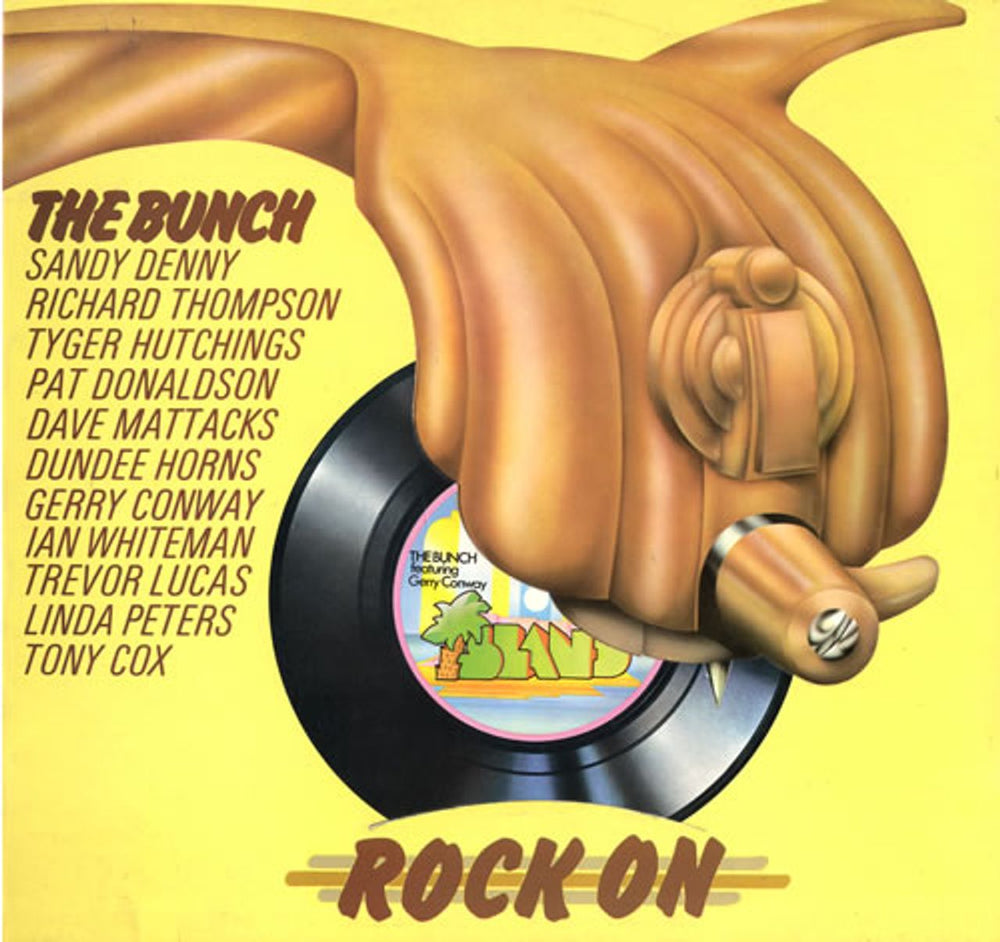 The Bunch Rock On UK vinyl LP album (LP record) ILPS9189