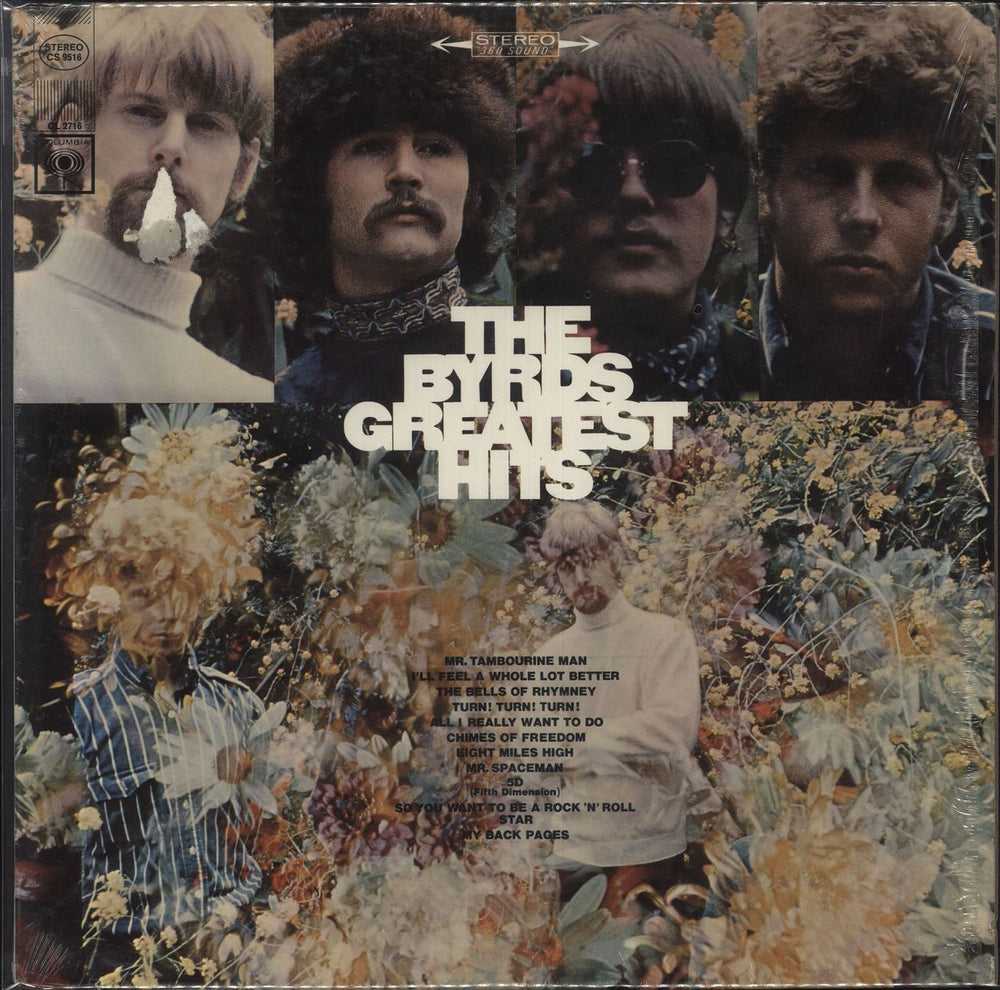 The Byrds Greatest Hits - 360 Sound Label US vinyl LP album (LP record) CS9516