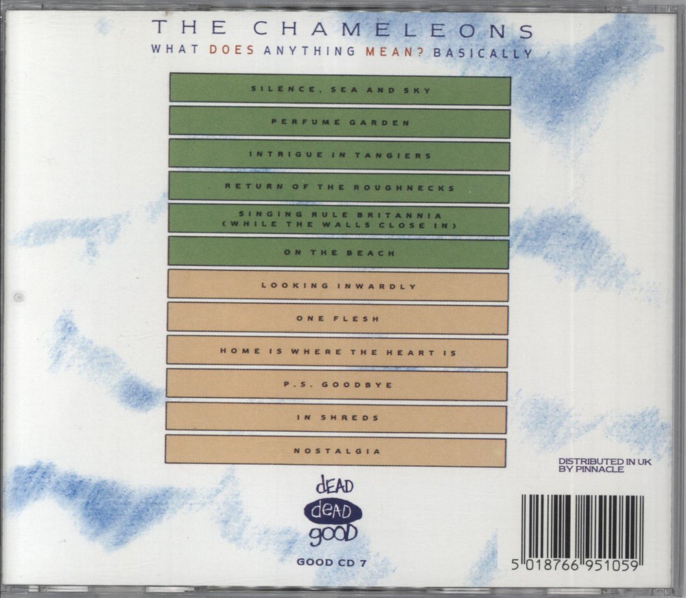 The Chameleons What Does Anything Mean? Basically UK CD album 