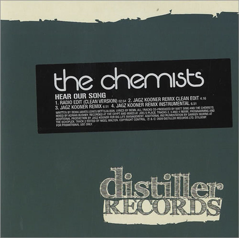 The Chemists Hear Our Song UK Promo CD single (CD5 / 5") STIL009P