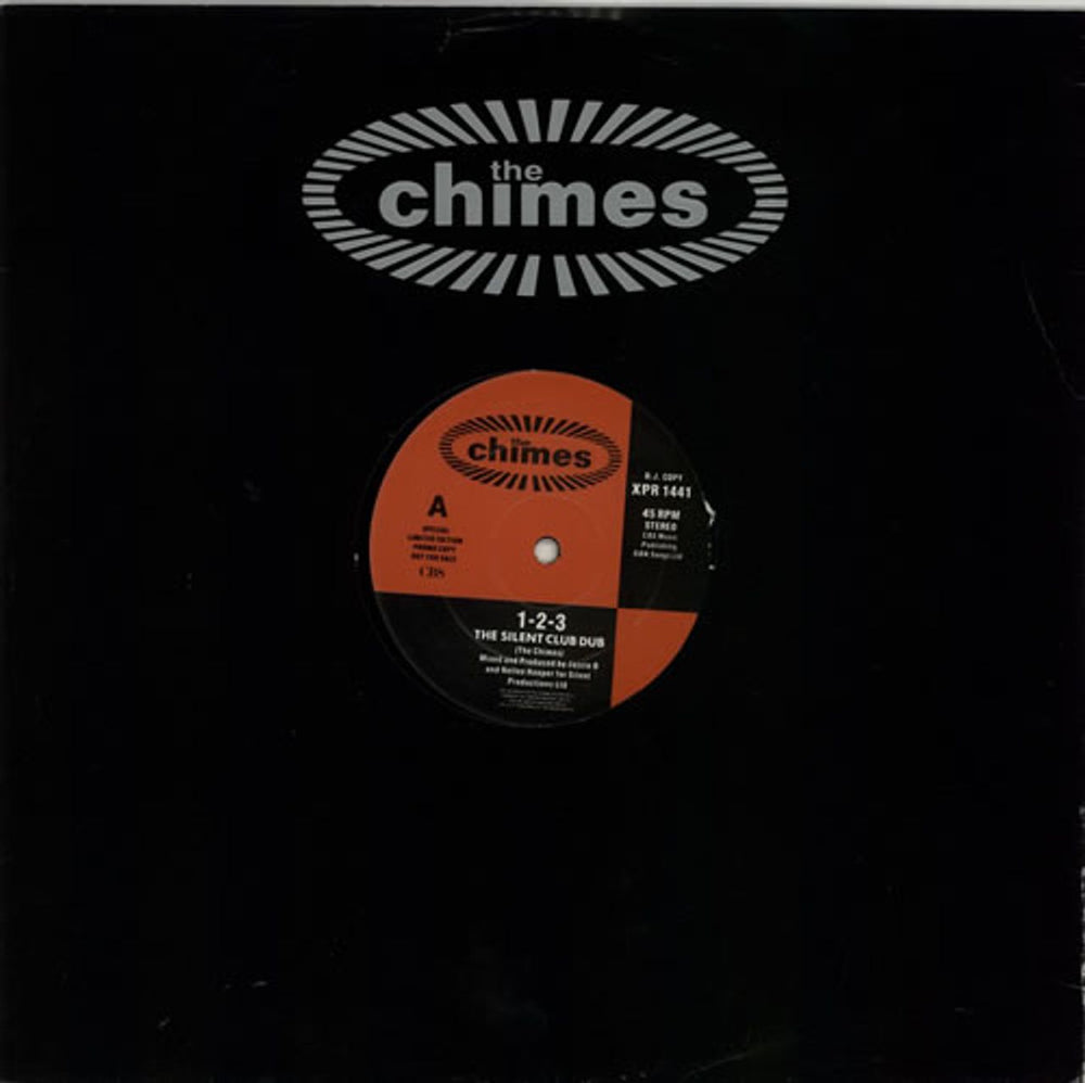 The Chimes (90s) 1-2-3 (The Silent Club Dub) UK Promo 12" vinyl single (12 inch record / Maxi-single) XPR1441