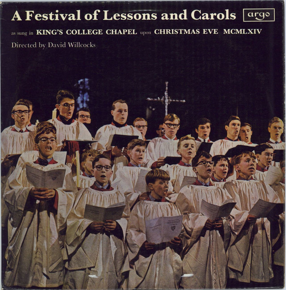 The Choir Of King's College, Cambridge A Festival Of Lessons And Carols UK vinyl LP album (LP record) ZRG5450