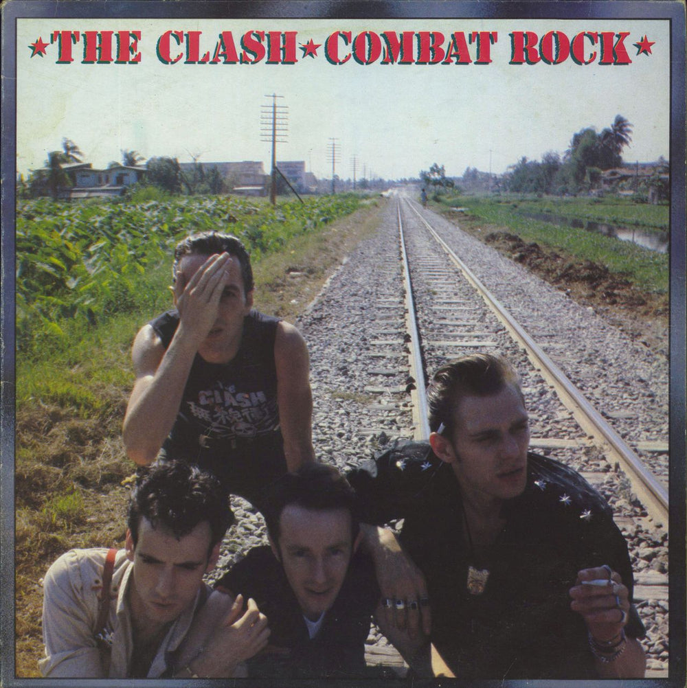 The Clash Combat Rock Greek vinyl LP album (LP record) CBS85570