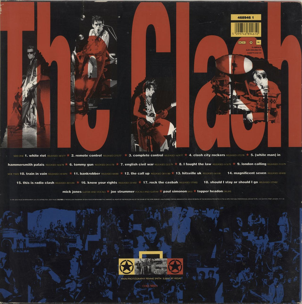 The Clash The Singles UK vinyl LP album (LP record) 5099746894610