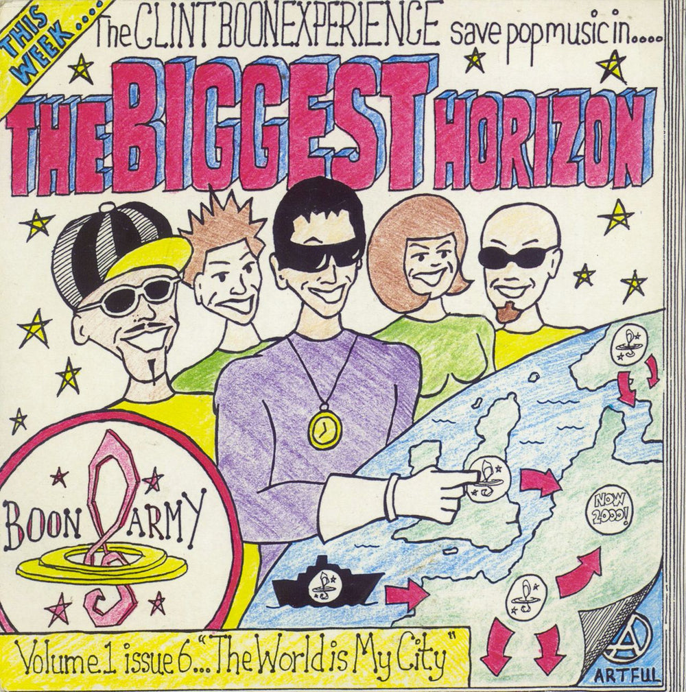 The Clint Boon Experience The Biggest Horizon UK Promo 7" vinyl single (7 inch record / 45) 7ARTFUL33