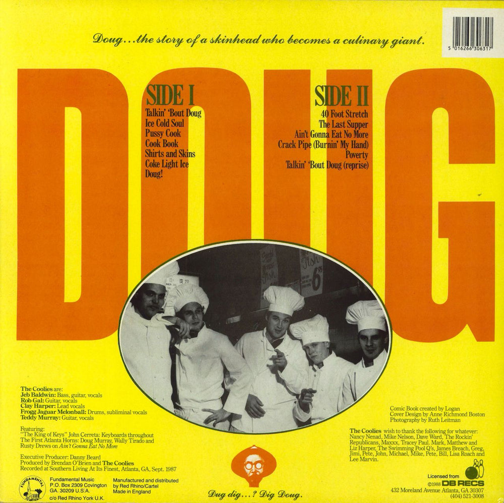 The Coolies The Coolies Present Doug - A Rock Opera And Comic Book UK vinyl LP album (LP record)