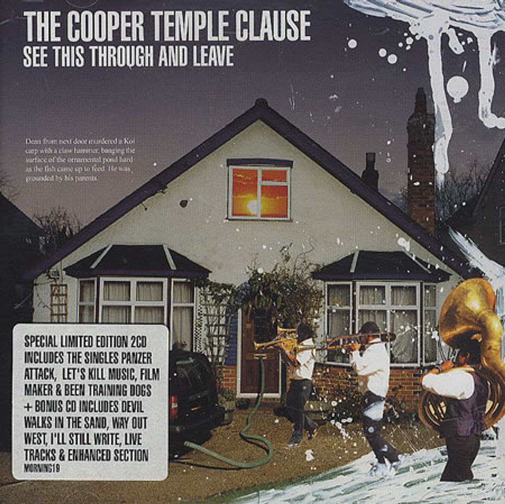 The Cooper Temple Clause See This Through And Leave UK 2 CD album set (Double CD) MORNING19