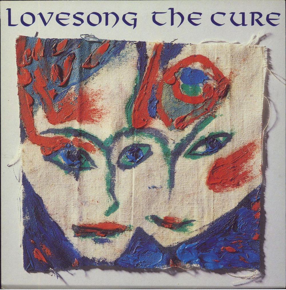 The Cure Lovesong - Paper Label UK 7" vinyl single (7 inch record / 45) FICS30