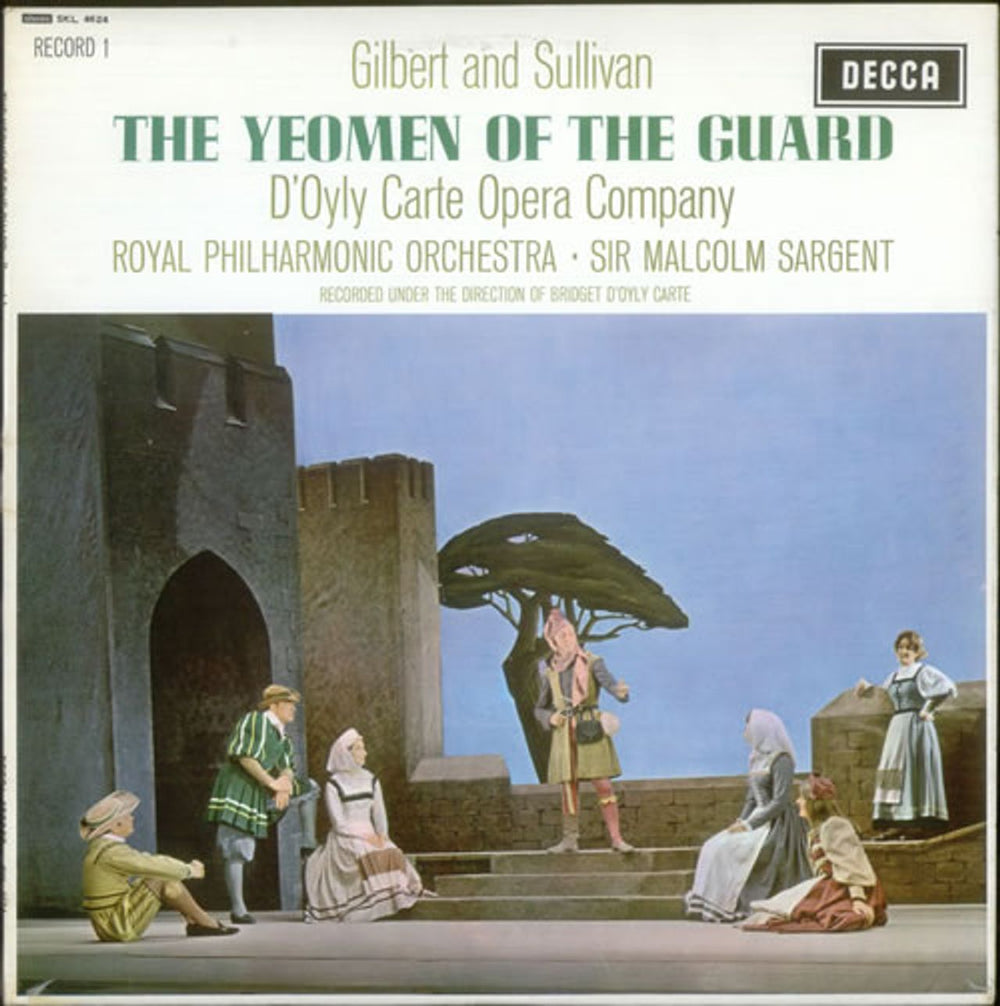 The D'Oyly Carte Opera Company The Yeomen of the Guard - 1st UK 2-LP vinyl record set (Double LP Album) SKL4624/5