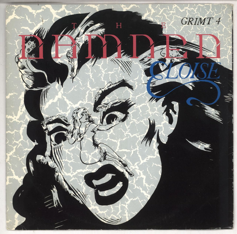 The Damned Eloise - Blue Vinyl UK 12" vinyl single (12 inch record / Maxi-single) GRIMT4