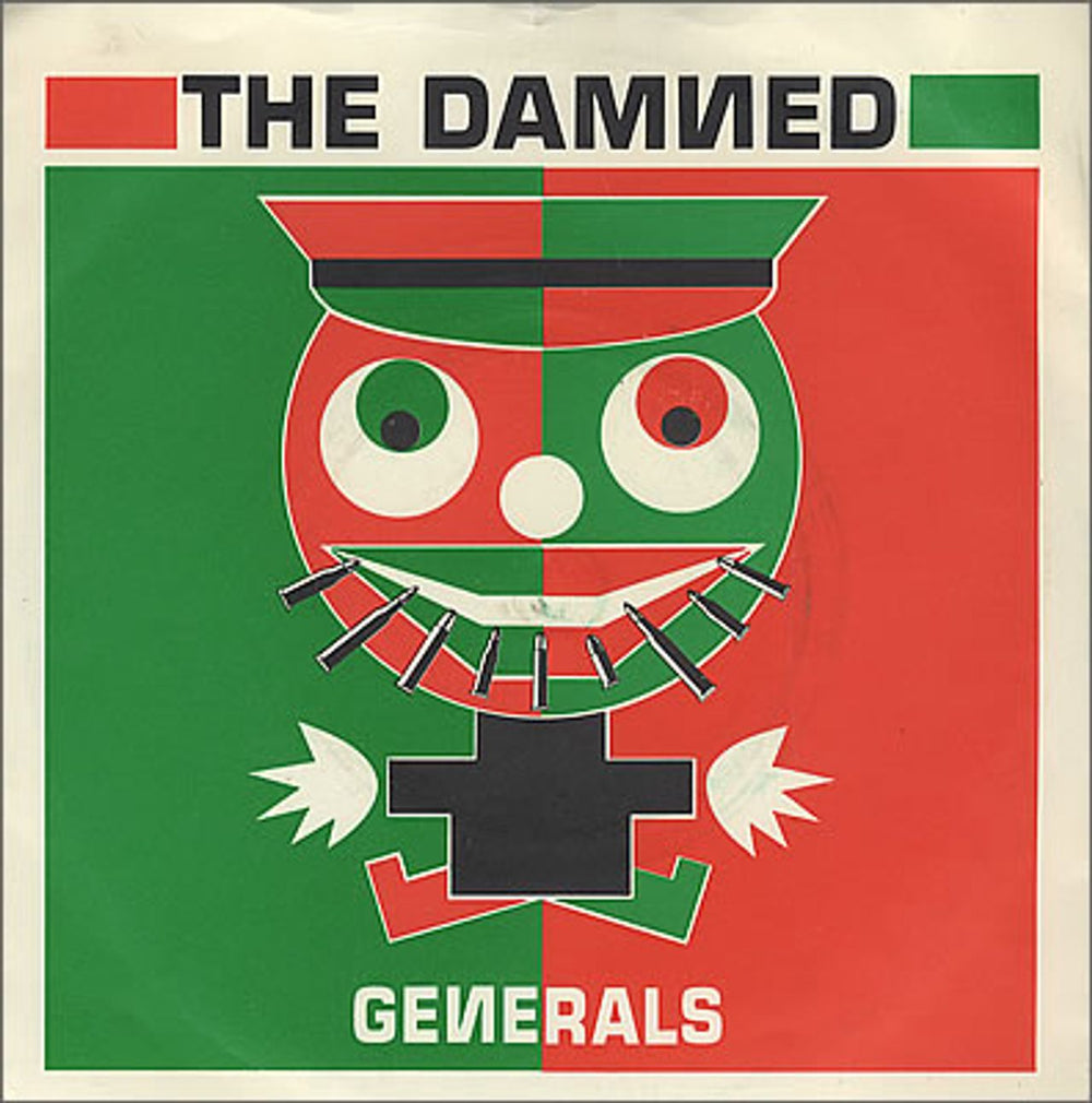 The Damned Generals UK 7" vinyl single (7 inch record / 45) BRO159