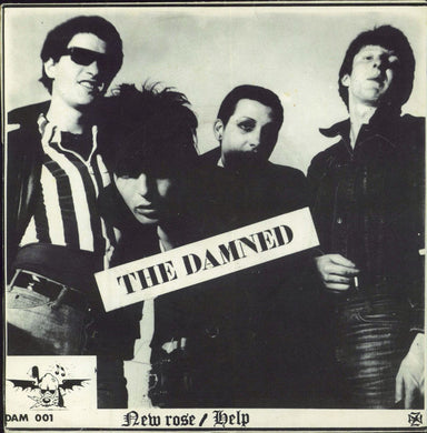 The Damned New Rose French 7" vinyl single (7 inch record / 45) DAM001