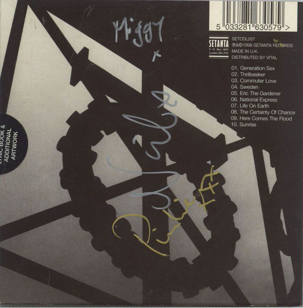 The Divine Comedy Fin De Siecle - Fully Autographed UK CD album (CDLP) 5033281630579