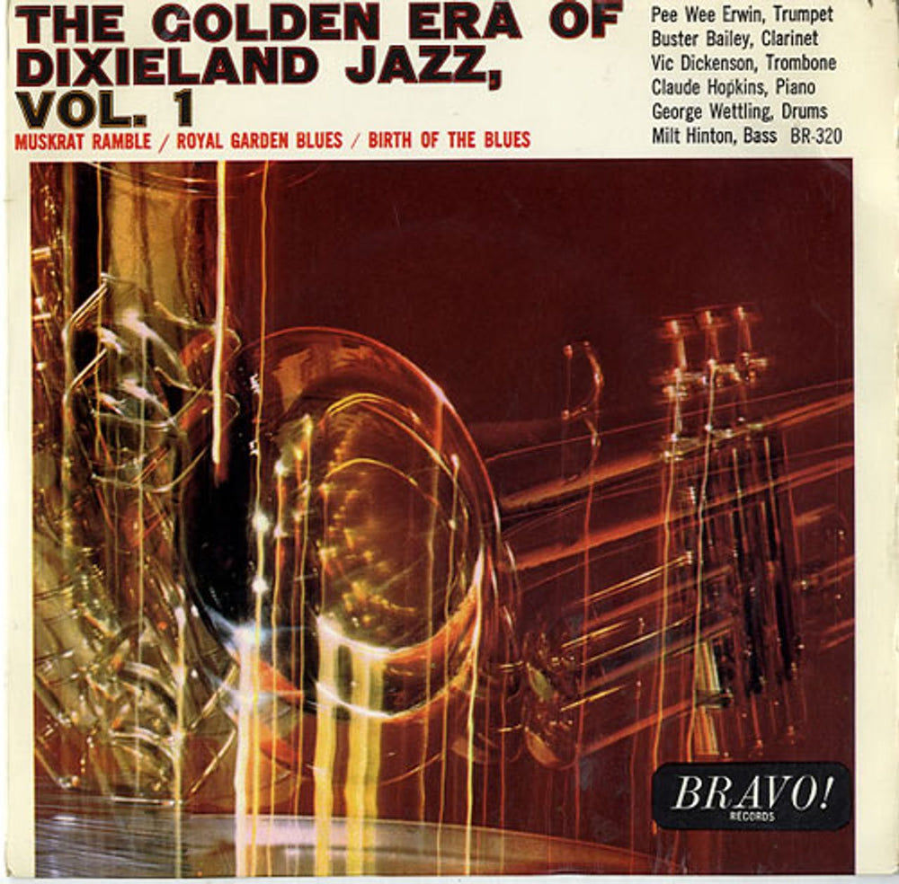 The Dixieland All Stars The Golden Era Of Dixieland Jazz Vol.1 UK 7" vinyl single (7 inch record / 45) BR320