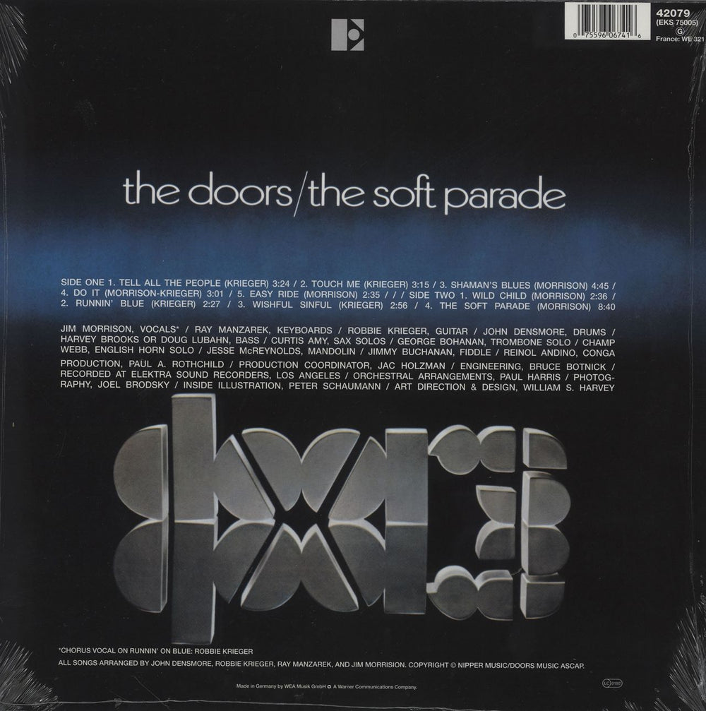 The Doors The Soft Parade - Sealed German vinyl LP album (LP record) 075596067416