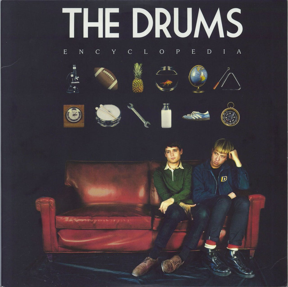 The Drums Encyclopedia - 180gm Vinyl - Red US 2-LP vinyl record set (Double LP Album) MINORLP03R
