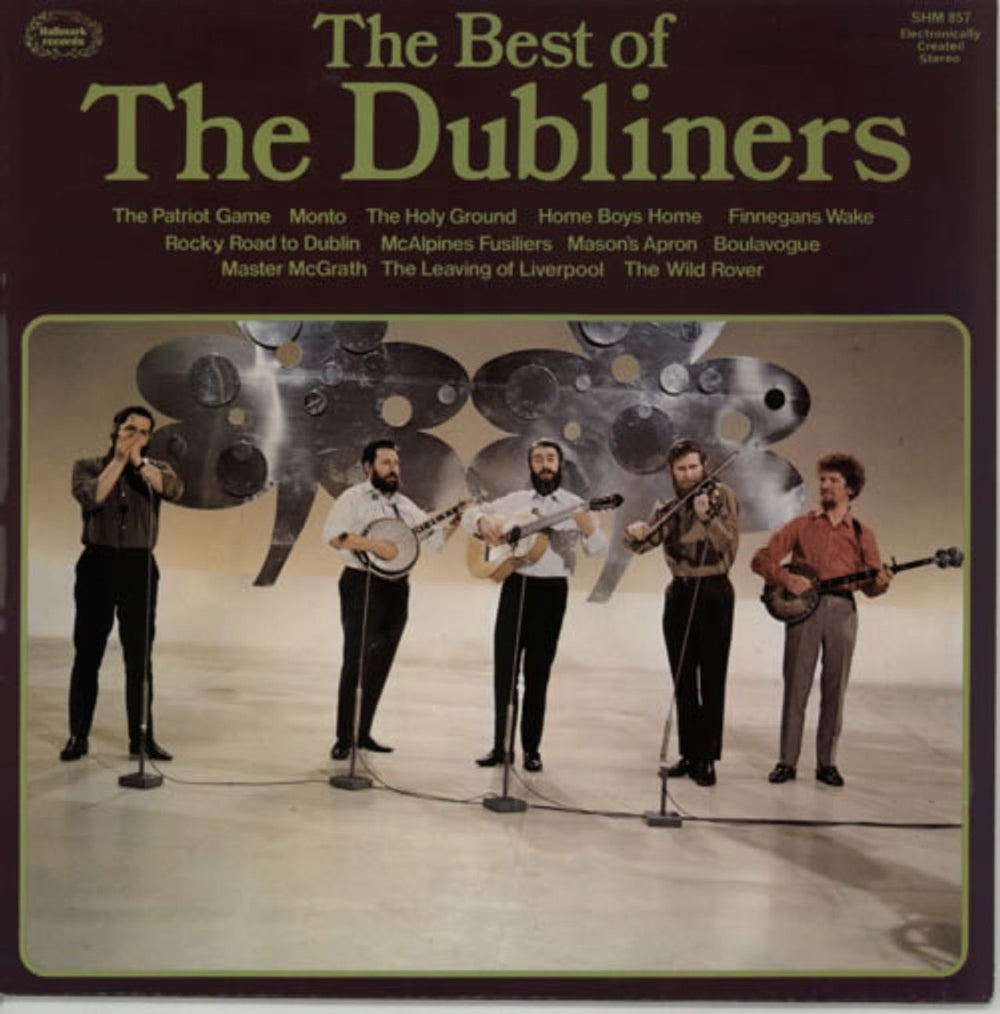The Dubliners The Best Of UK vinyl LP album (LP record) SHM857