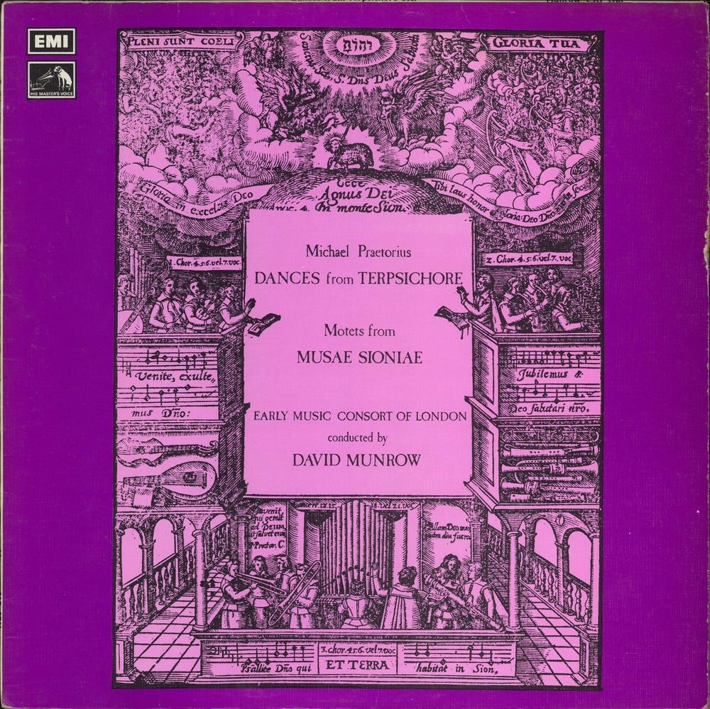 The Early Music Consort Of London Music By Praetorius: Dances From Terpsichore / Motets From Musae Sioniae UK vinyl LP album (LP record) CSD3761