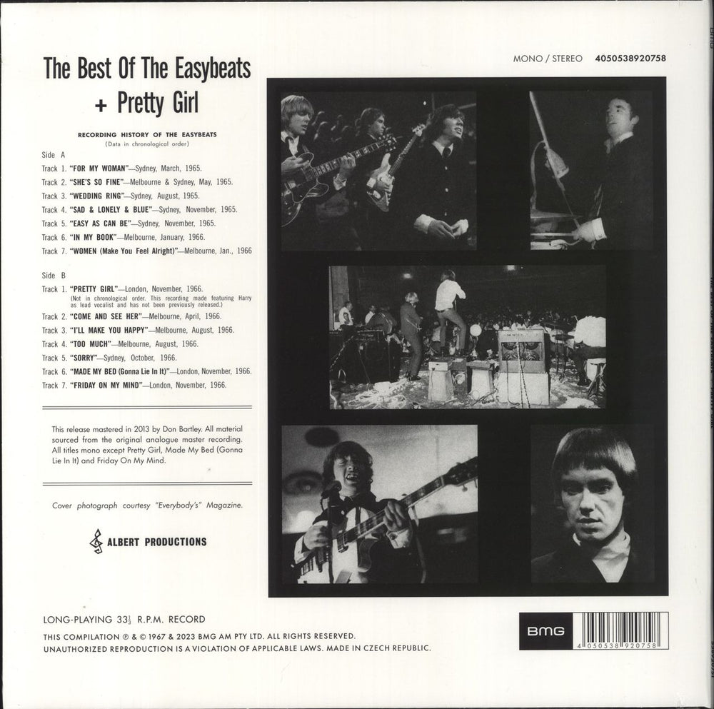 The Easybeats The Best Of The Easybeats + Pretty Girl: Remastered - Orange Vinyl - Sealed UK vinyl LP album (LP record) 4050538920758
