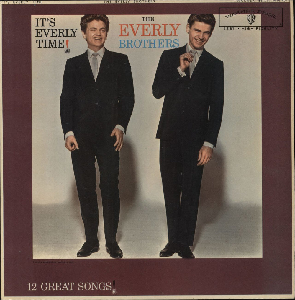 The Everly Brothers It's Everly Time! - EX UK vinyl LP album (LP record) WM4012