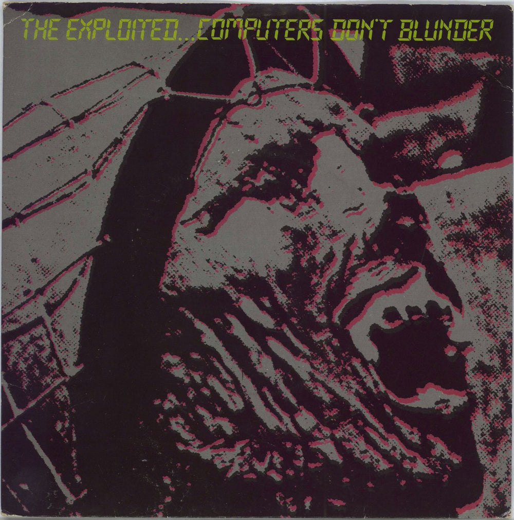 The Exploited Computers Don't Blunder - EX UK 7" vinyl single (7 inch record / 45) SHH140