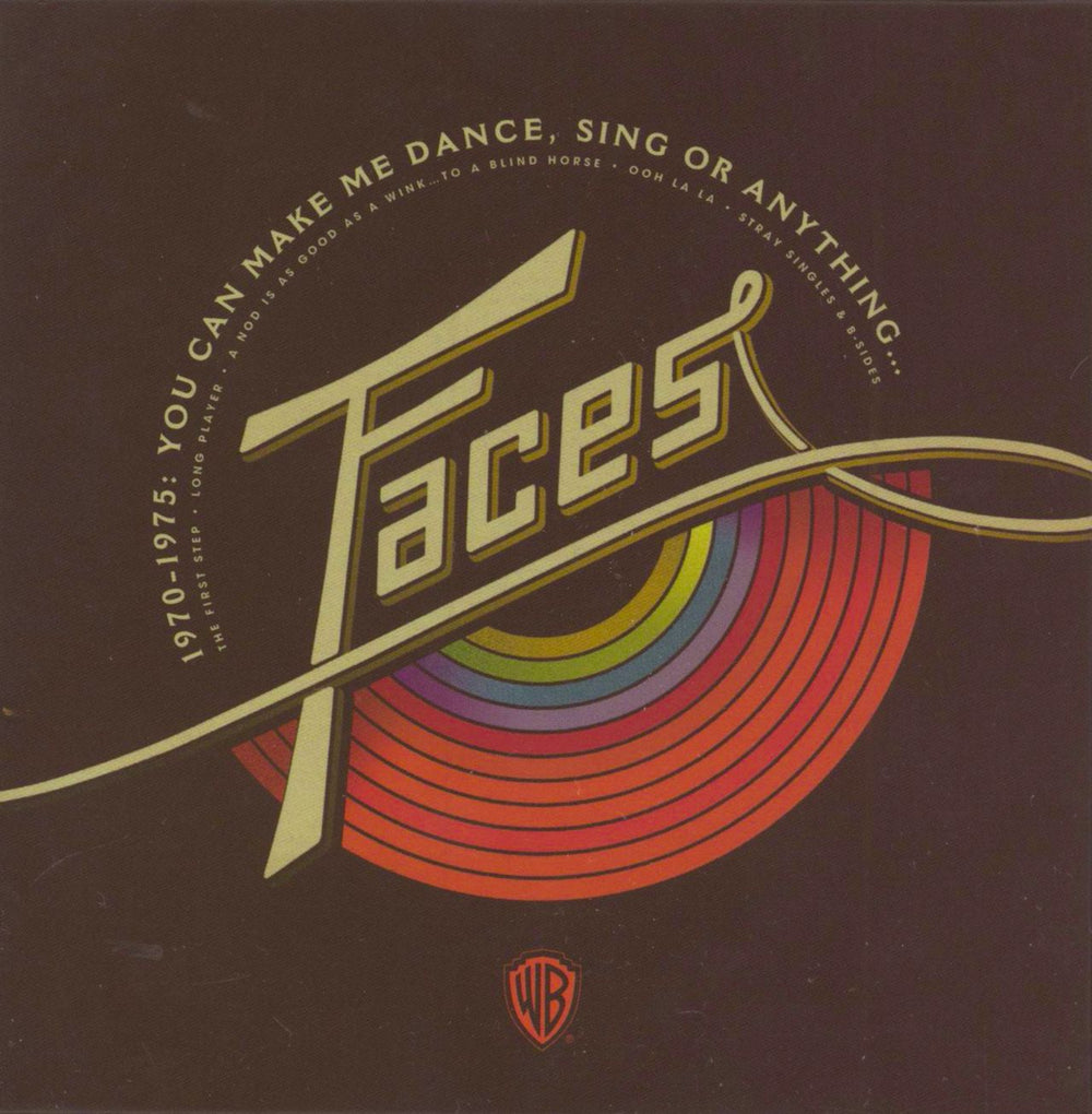 The Faces 1970-1975: You Can Make Me Dance, Sing Or Anything... UK 5-CD album set R2550009