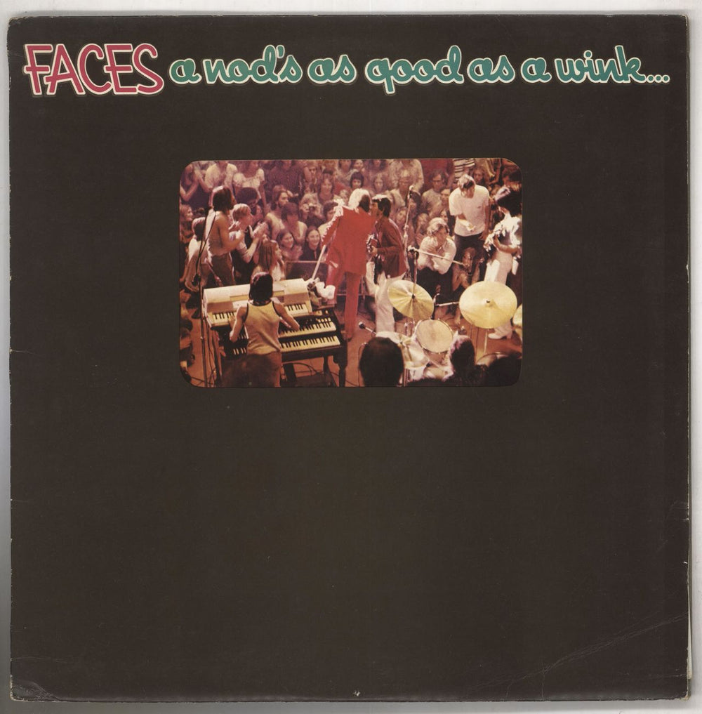 The Faces A Nod's As Good As A Wink... - 1st + Poster - VG UK vinyl LP album (LP record) K56006