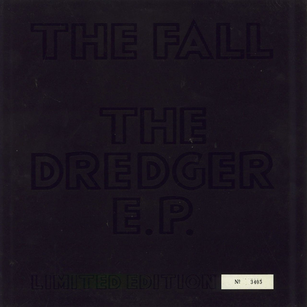 The Fall The Dredger + Poster UK 12" vinyl single (12 inch record / Maxi-single) SIN612