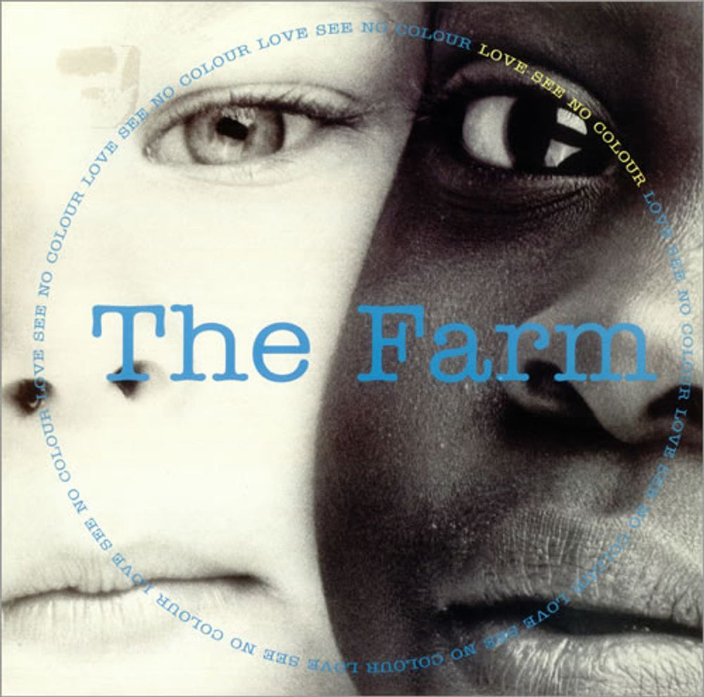 The Farm Love See No Colour - 12" White Label & Commercial 12" UK Promo 12" vinyl single (12 inch record / Maxi-single) MILK106P/T