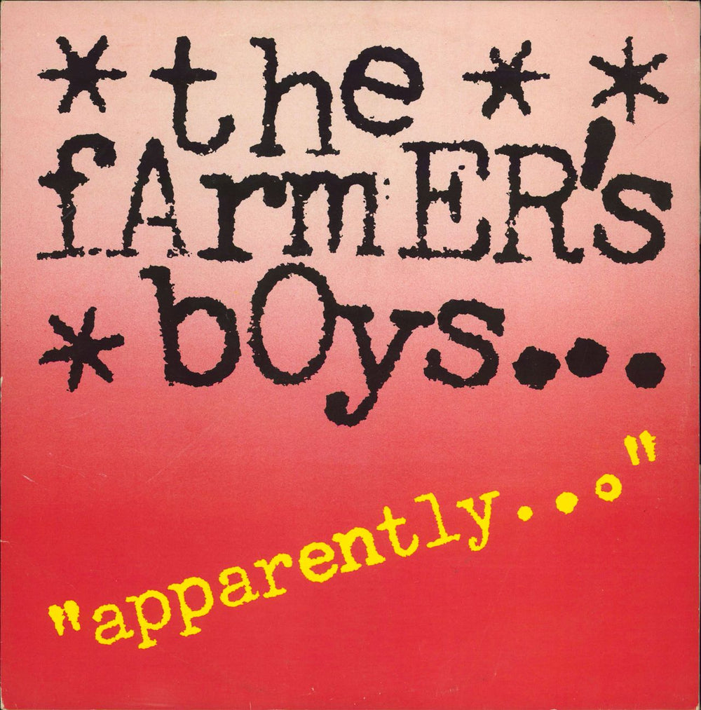 The Farmers Boys Apparently UK 12" vinyl single (12 inch record / Maxi-single) 12FAB1